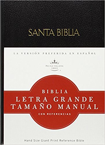 RVR 1960 Biblia Letra Grande Tamaño Manual, negro imitación piel by B&H Español (Octubre 1, 2014) - libros en español - librosinespanol.com
