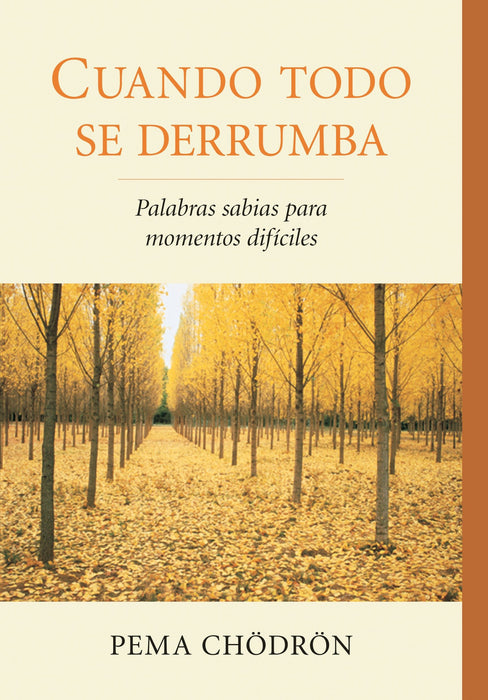 Cuando todo se derrumba (When Things Fall Apart): Palabras sabias para momentos dificiles by Pema Chodron (Septiembre 11, 2012) - libros en español - librosinespanol.com