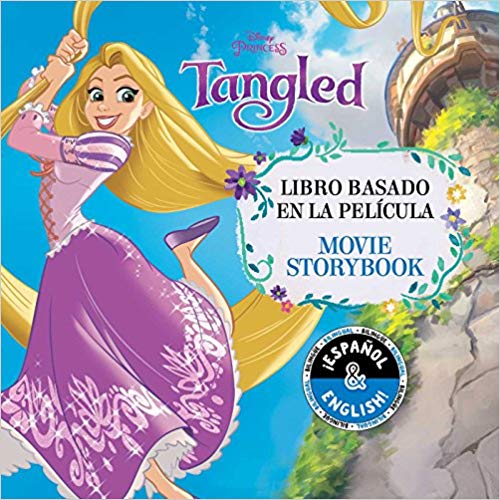 Tangled: Movie Storybook / Libro basado en la película (English-Spanish) (Disney Princess) (Disney Bilingual) by R. J. Cregg, Elvira Ortiz (Septiembre 25, 2018) - libros en español - librosinespanol.com 